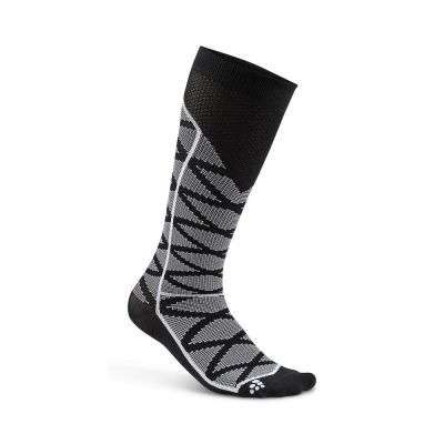 

Термобелье Craft Compression Pattern Sock 40-42 BLACK/WHITE