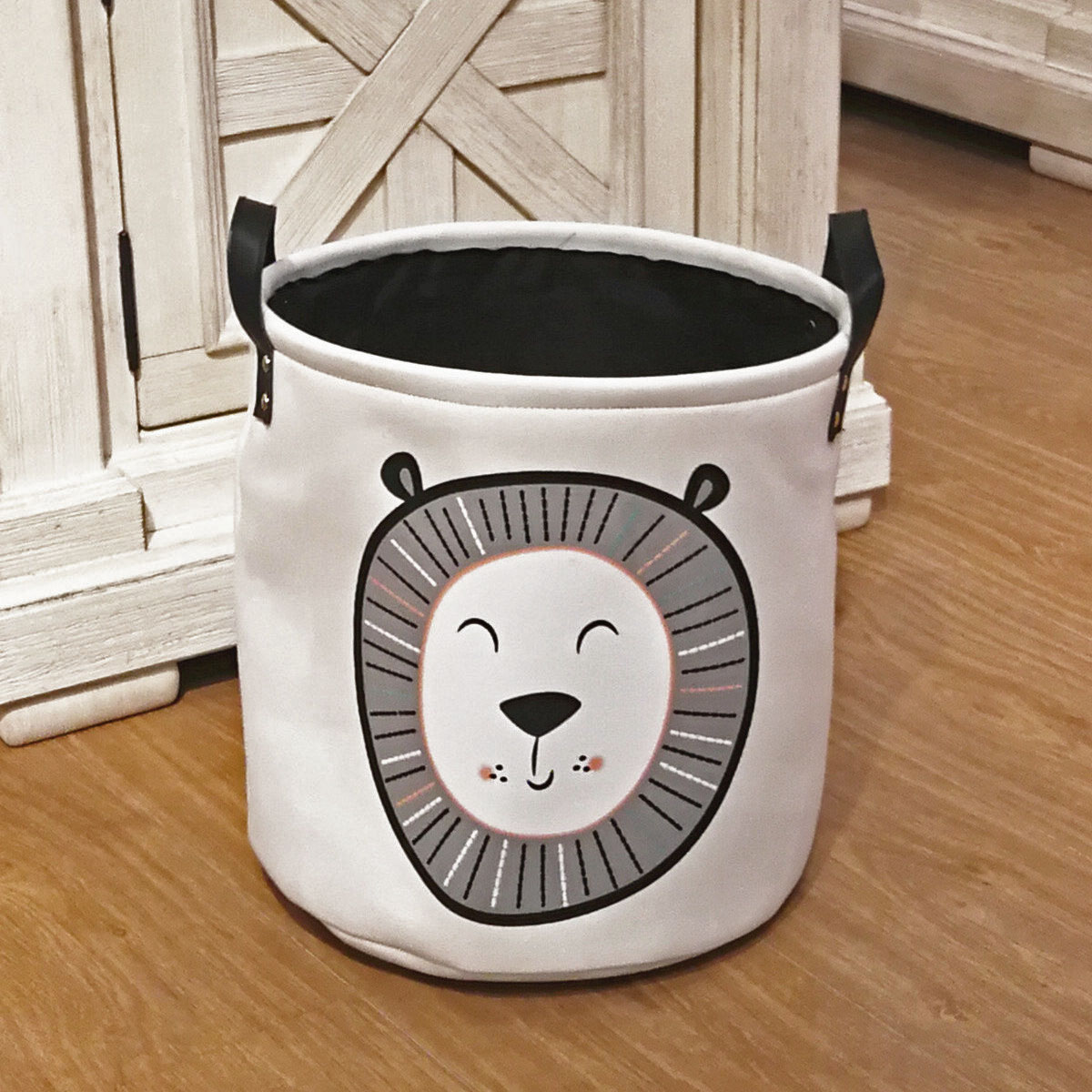 

Корзина для игрушек, белья, хранения Big lion Berni Home Белый (49043)