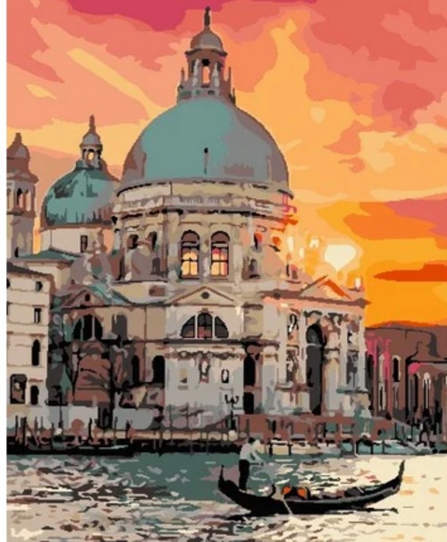 

Картина по номерам "Казкова Венеція" 40*50 в КОРОБКЕ, ArtStory