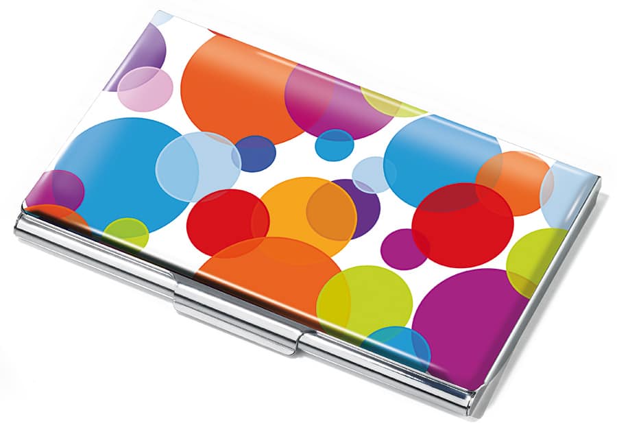 

Визитница Troika Colour Bubbles на 11 карт