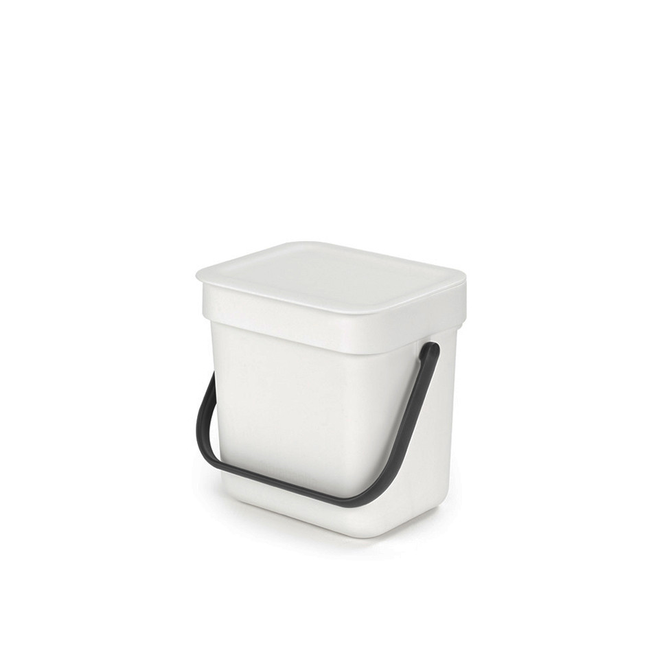 

Мусорное ведро Brabantia Sort&Go 3 л (белое)