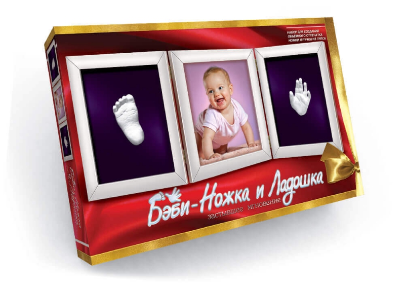 

Набор Danko Toys Бэби ножка и ладошка для создания отпечатка ручки и ножки (2741)