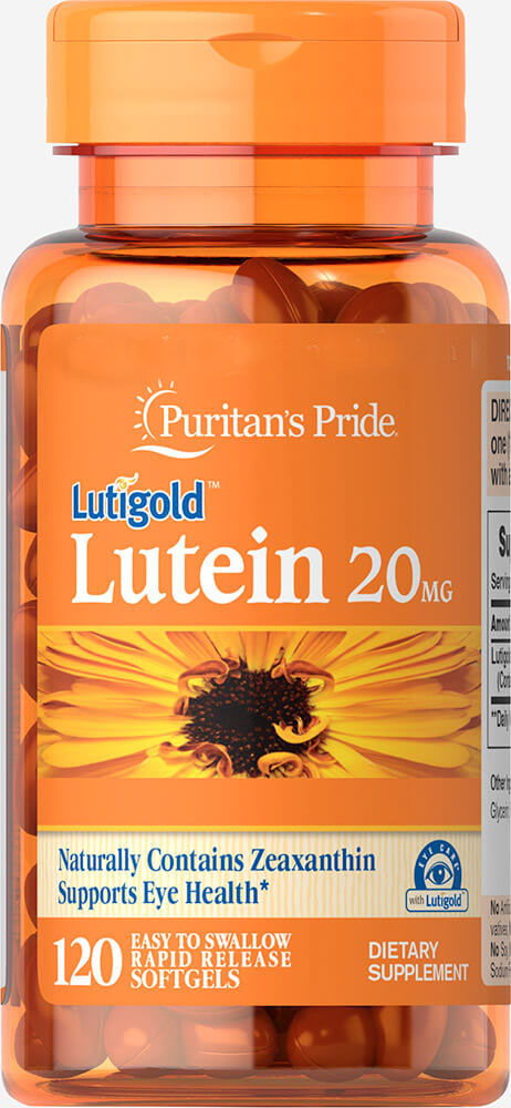 

Витамины Puritan's Pride Lutein 20 mg with Zeaxanthin 120 капсул (4384301597)