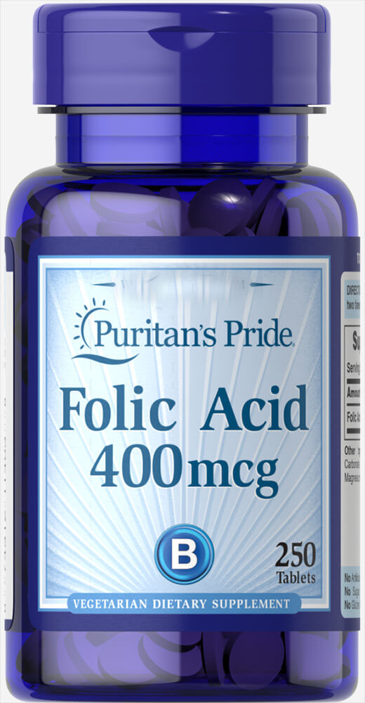 

Специальный продукт Puritan's Pride Folic Acid 400 mcg 250 таблеток (4384301566)