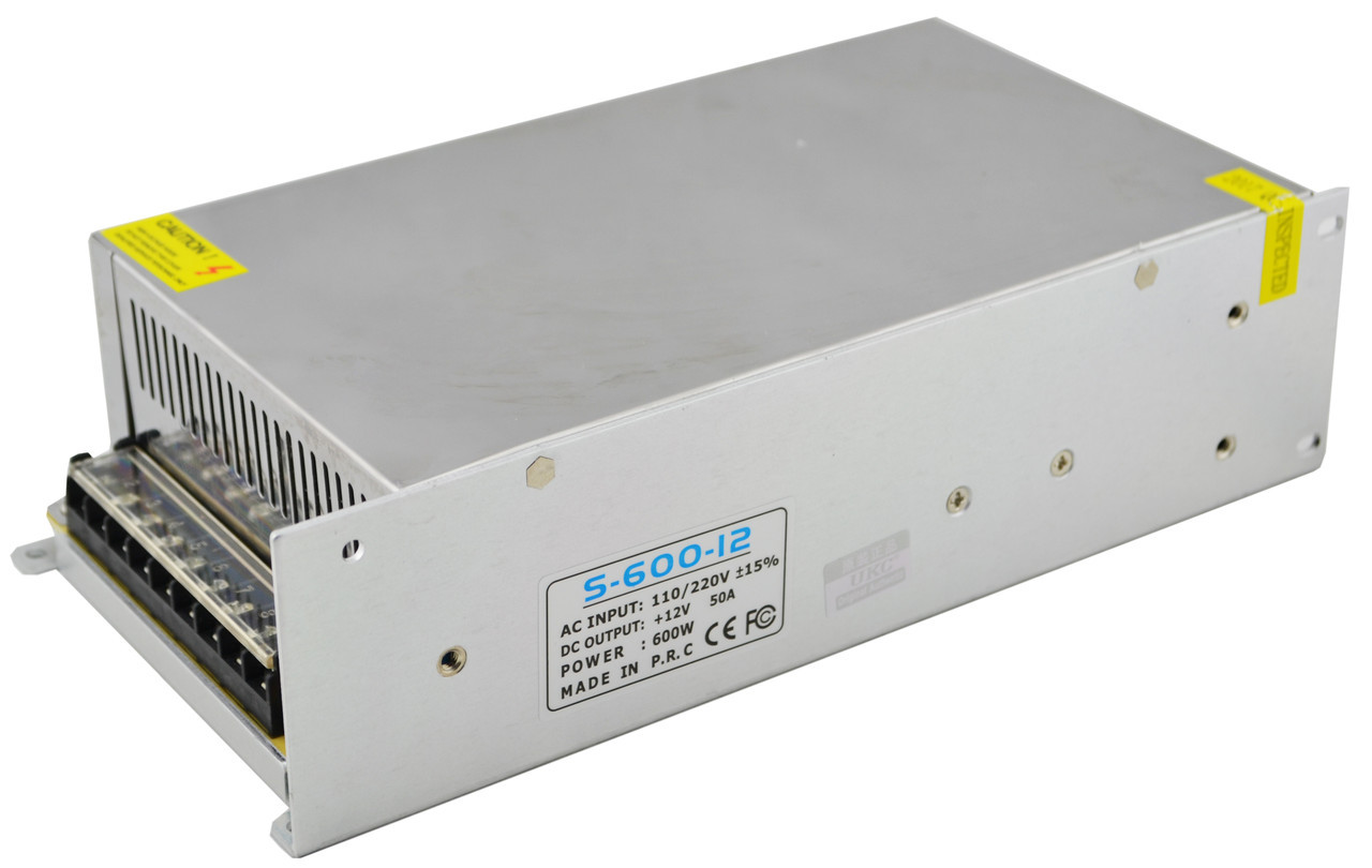

Блок питания MTK S-600-12 12V 50A 600W (металлический)