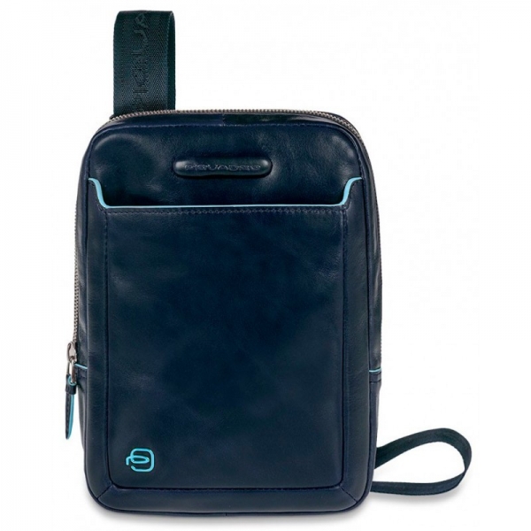

Мужская сумка Piquadro BL SQUARE N.Blue на ремне с отдел. для iPad mini