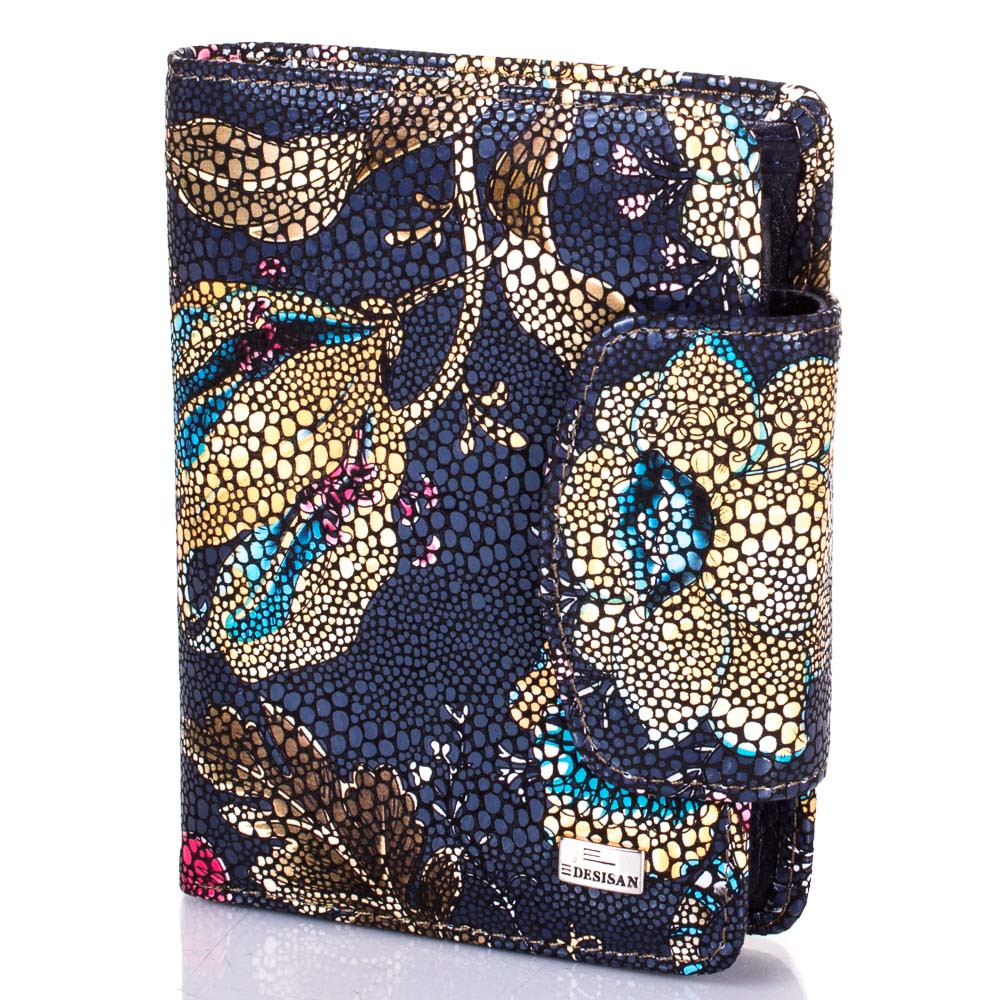 

Женский кожаный кошелек (SHI086-415) Desisan 13,5х10,5х2,5 см Синий 000131698