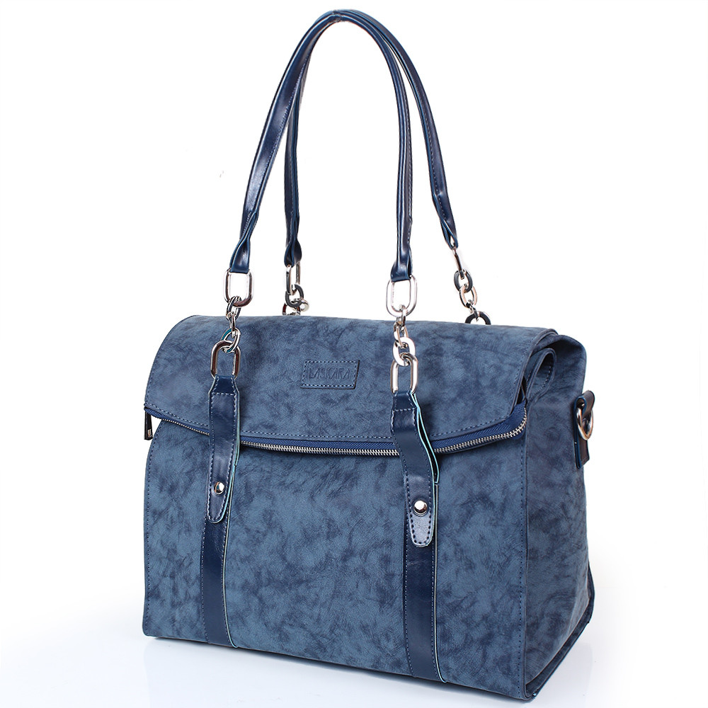 

Женская сумка (LK10191-blue-duo) Laskara 36,5х28х21 см Синий 000132617