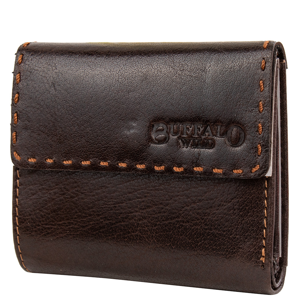 

Мужской кожаный кошелек (DNKCC2A-BWJ-brown) Buffalo Wild 10х8,5х1,5 см Коричневый 000132248