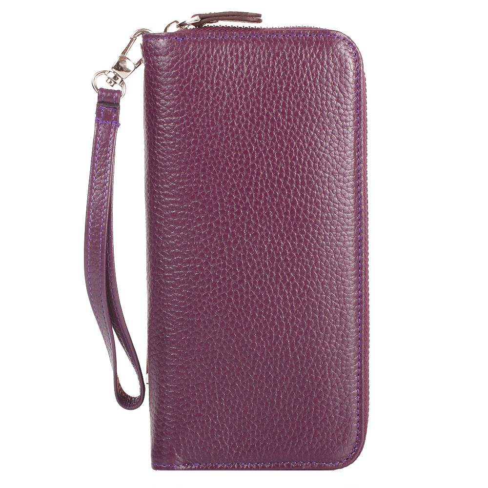 

Женский кожаный кошелек (SHI706-95) Canpellini 19х9,5х2 см Фиолетовый 000132950