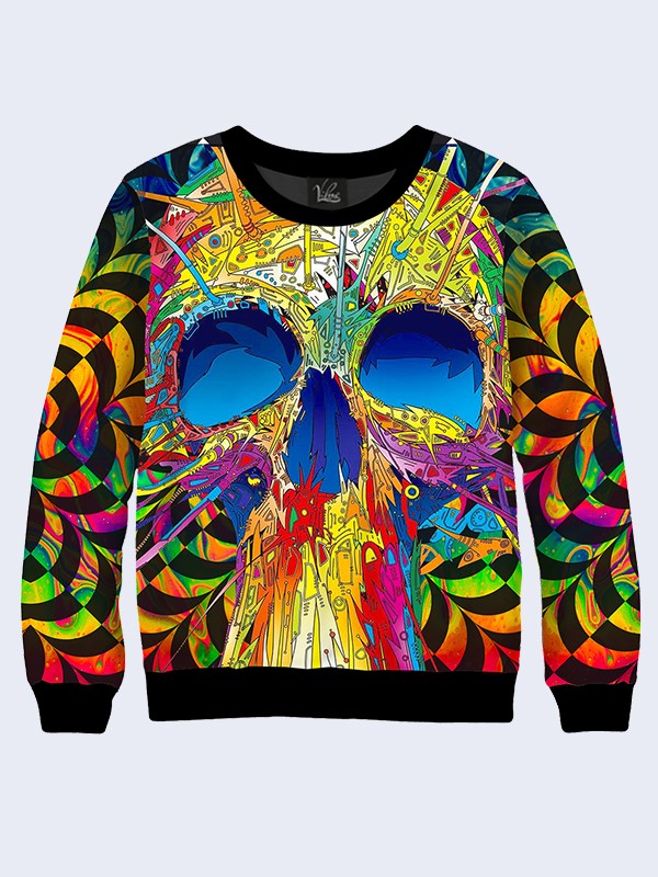 

Женский свитшот Rainbow skull Vilno XL (50) 000136812