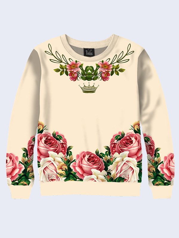 

Женский свитшот Peonies and crown Vilno M (46) 000136959