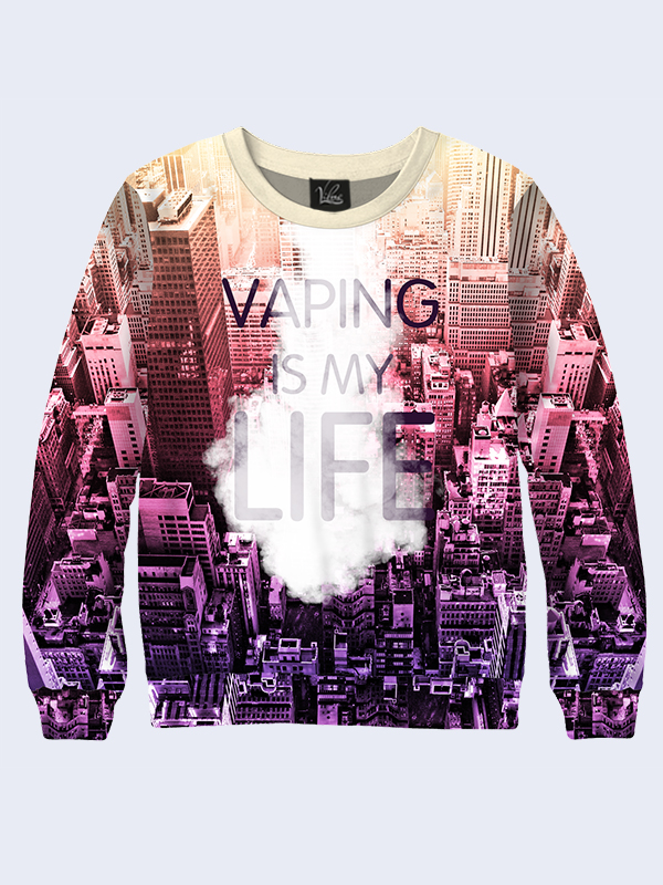 

Женский свитшот Vaping is my life (9950) Vilno M (46) 000136649