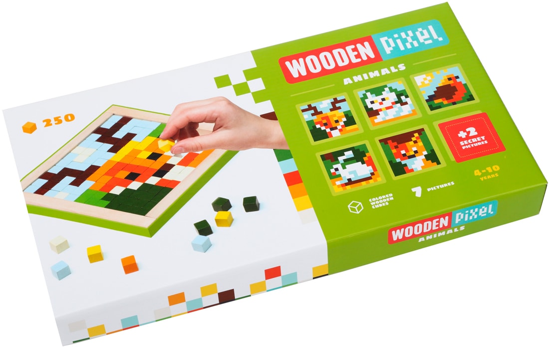 

Мозаика Левеня Wooden Pixel 3 Животные (14897) (4823056514897)