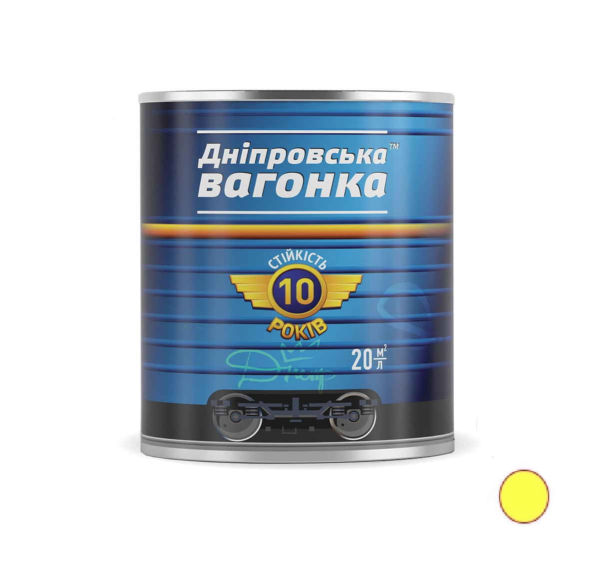 

Краска Днепровская вагонка Вагонка ПФ-133 желтый 0.9л (133-12)