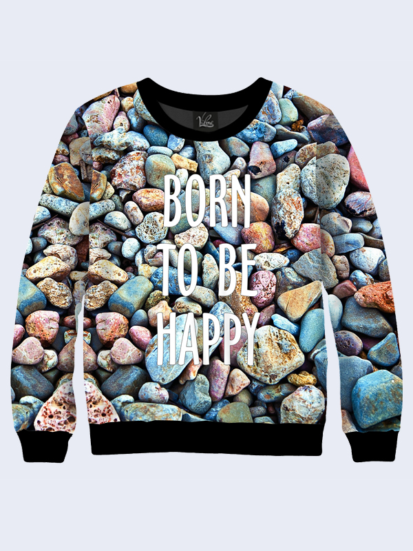 

Женский свитшот Born to be happy (9735) Vilno M (46) 000136463