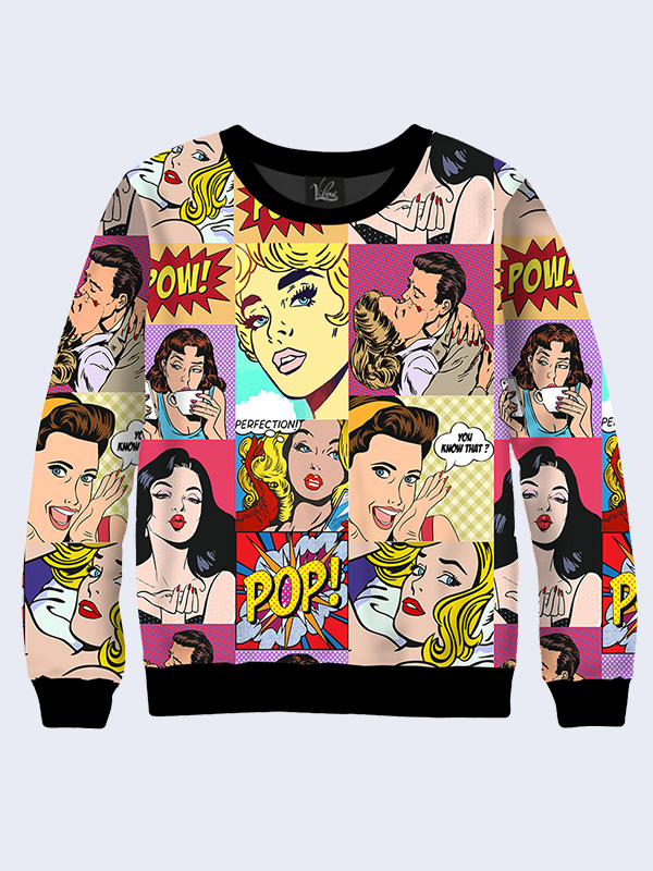 

Мужской свитшот Pop art collage (2830) Vilno L 000138138