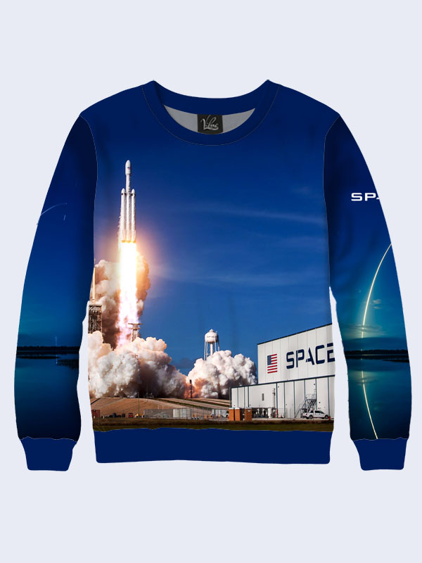

Мужской свитшот SpaceX rocket launch Vilno XL 000137896