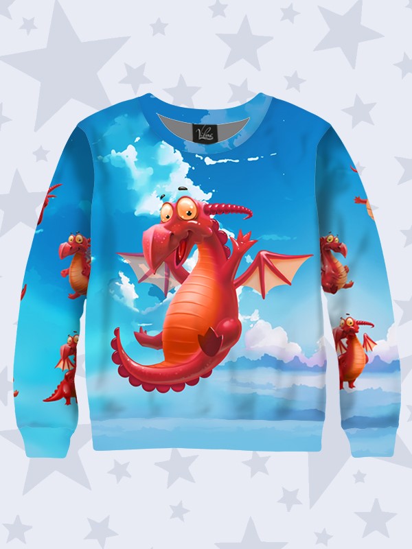 

Детский свитшот Red dragons (7781) Vilno 116-122 Разноцветный 000134816