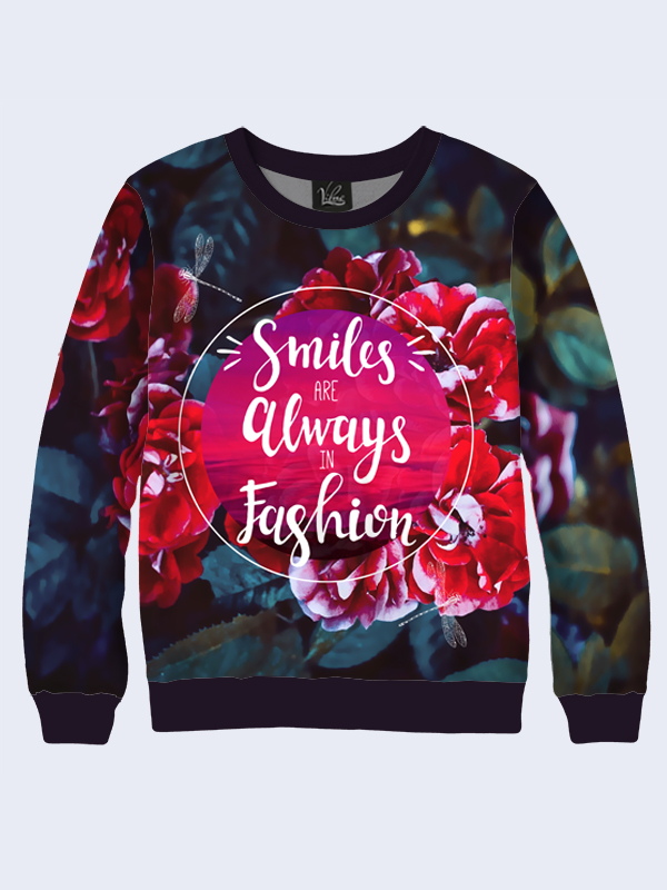 

Женский свитшот Smiles are in fashion Vilno L (48) 000137319