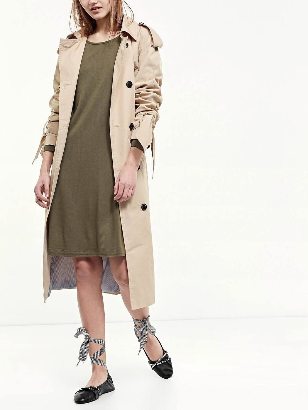 

Платье Stradivarius 02362119551 S Хаки