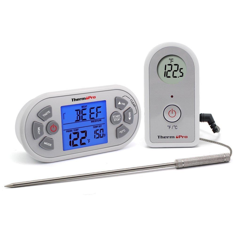 

Беспроводной термометр (до 100 м) со щупом для приготовления пищи ThermoPro TP-21