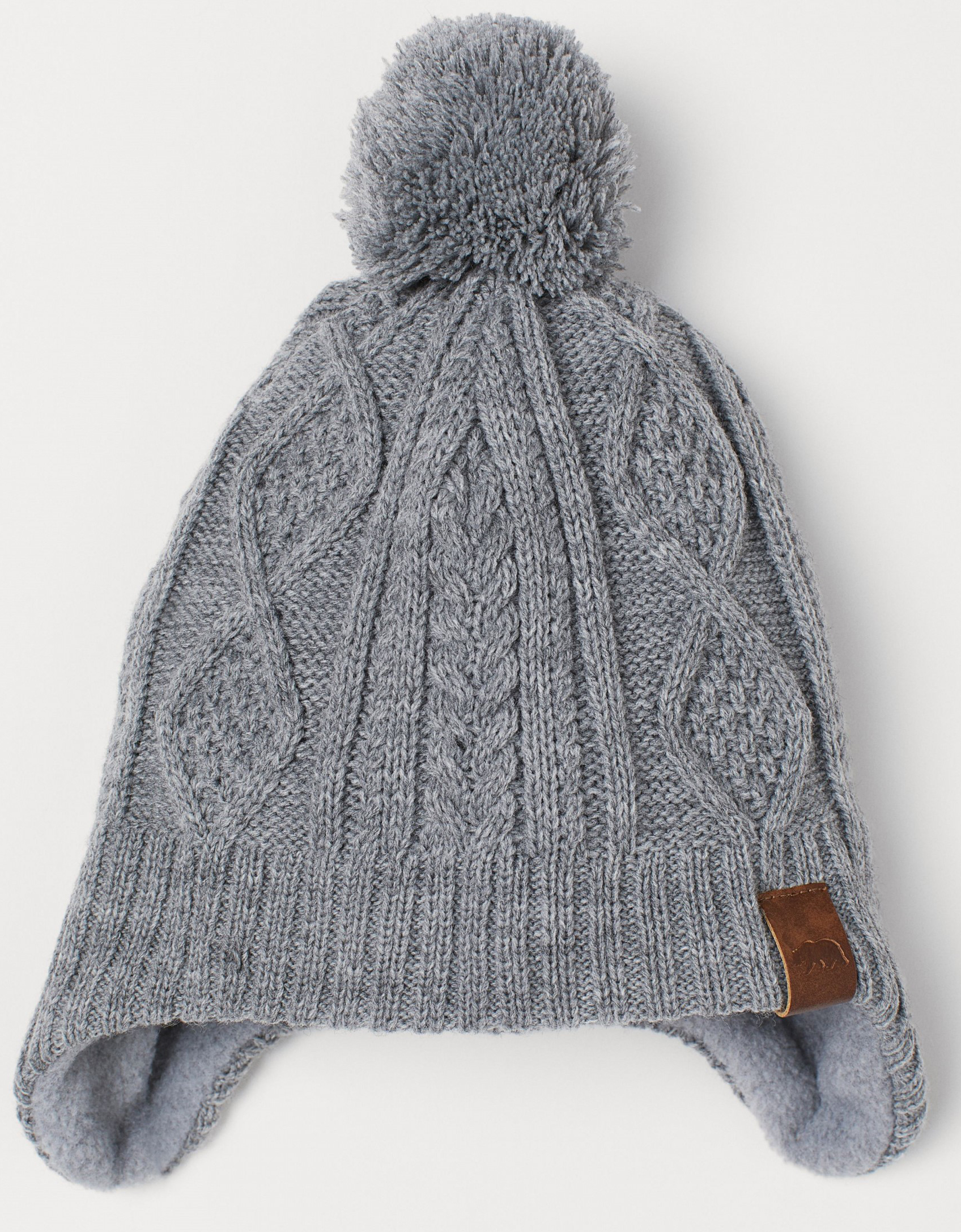 

Зимняя шапка H&M 6946800 53-55 см Серая