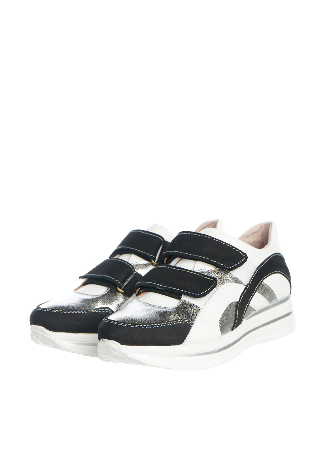 

Кроссовки Libero разноцветные натуральная кожа производство Украина Lib54-2Kwhitesilver - размер 36 (23,4 см)