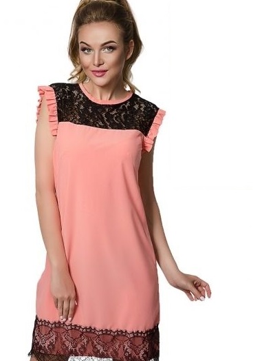 

Платье Exclusive BA-4227 персик, Платье Exclusive BA-4227 персик 44