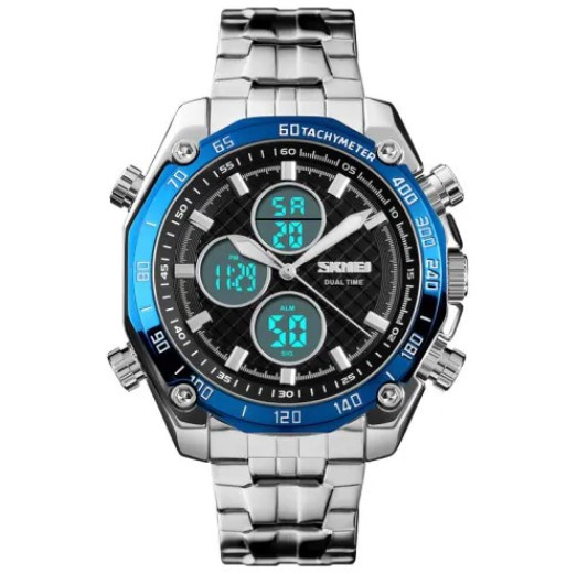 

Мужские часы Skmei 1302 Chronograph blue 3Bar (3202)