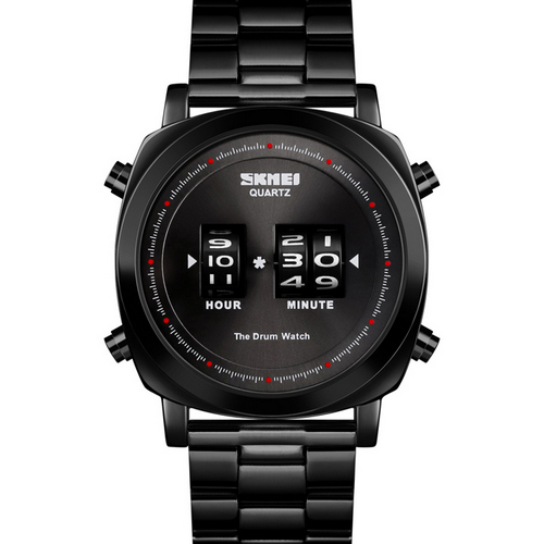 

Мужские наручные часы 1531 All Black Skmei 33 мм Черный