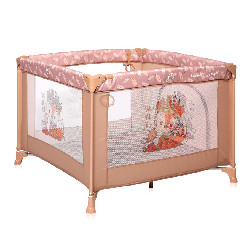 

Детский манеж Game Zone Lorelli 74х100х100 см (det0002947) Бежевый