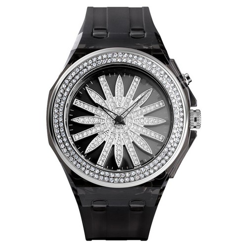 

Женские наручные часы 1536 Black-Silver Skmei 43 мм Черный