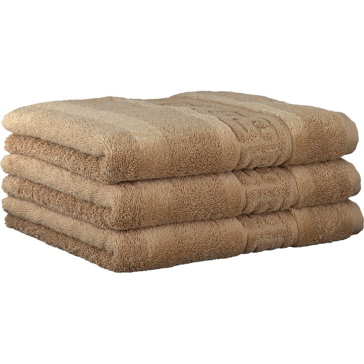 

Махровое полотенце Cawoe Noblesse Uni 1001-350 80х160 beige