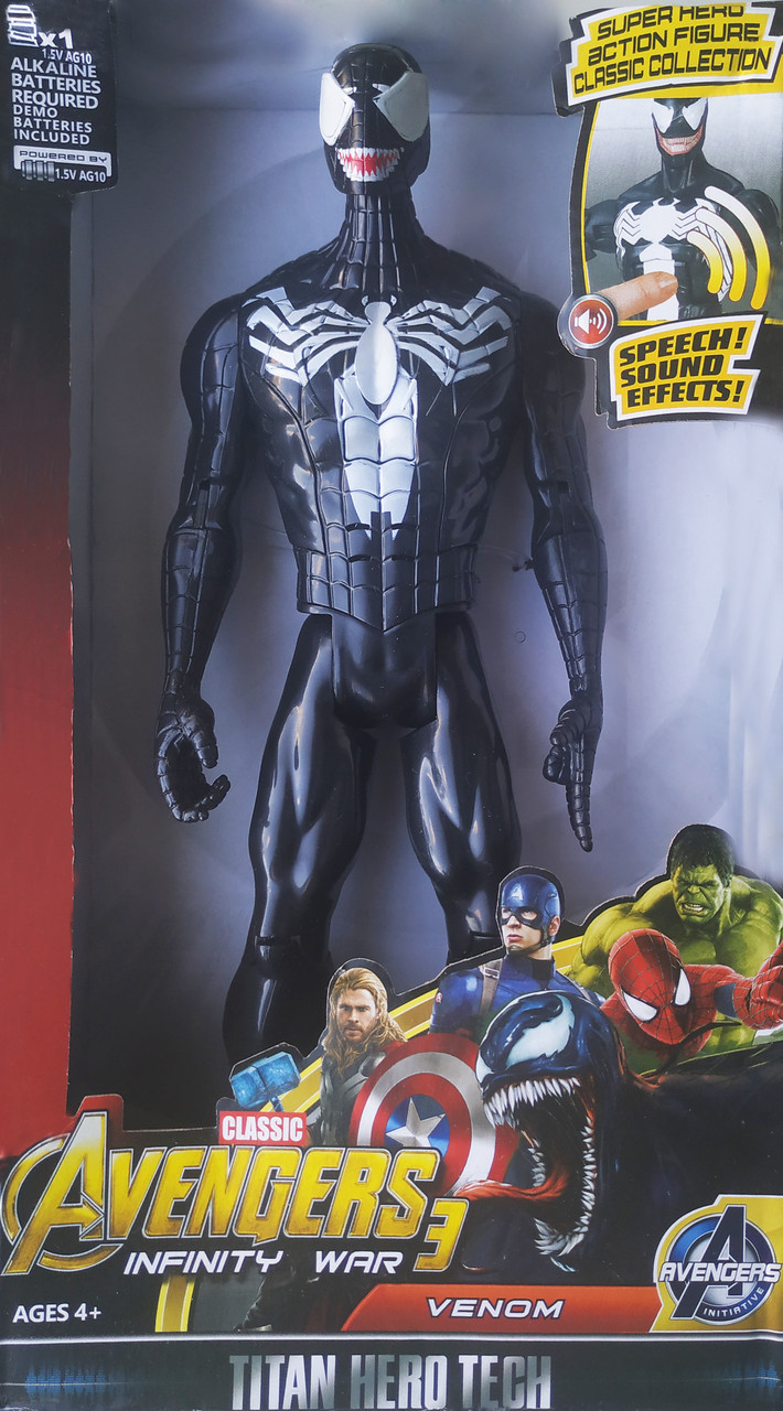 

Фигурка герои Марвел (Avengers Мстители) Веном | Venom 30 см со звуком Marvel