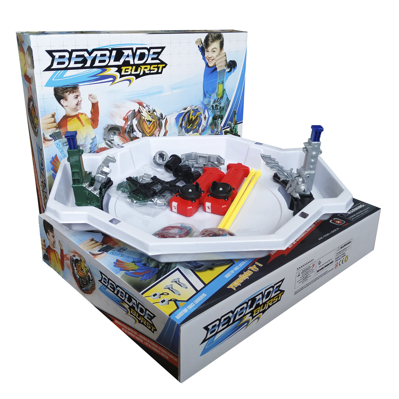 

Арена Бейблейд / Beyblade Arena Burst, с ловушками (Волчки Бейблэйд в комплекте 2шт.)