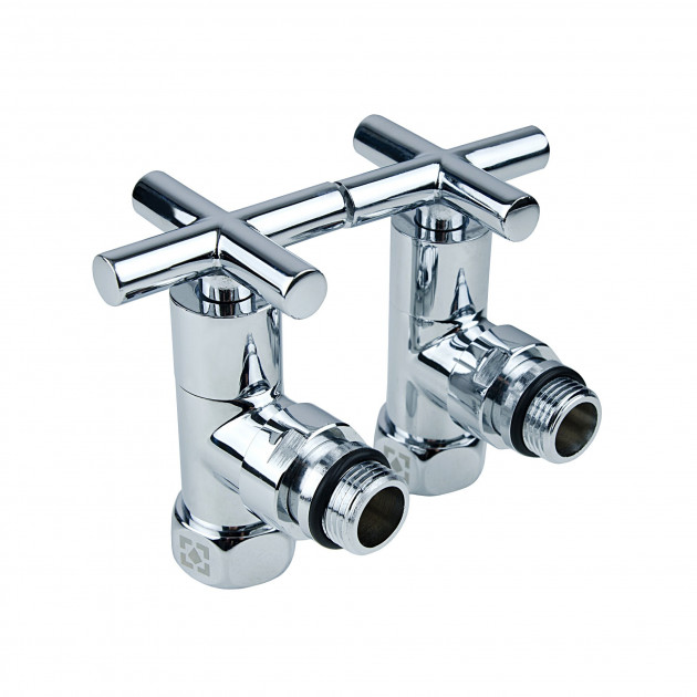 

Комплект угловых радиаторных кранов Raftec Chrome RV-3034 1/2"x3/4"