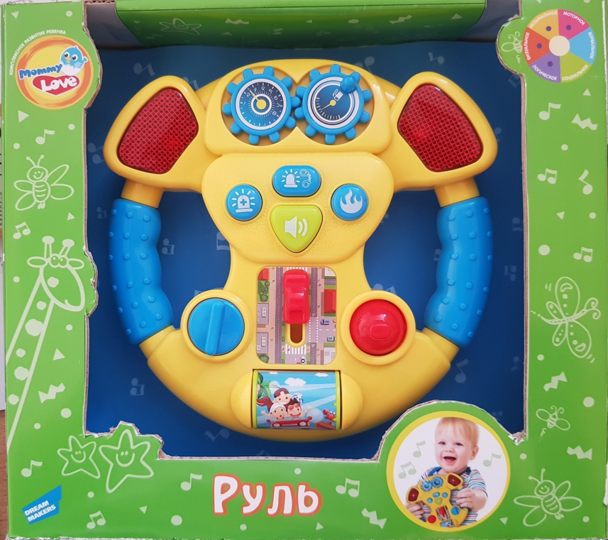 

Игрушка музыкальная Mommy Love Руль Желтый (60095-2) (4812501160895-2)