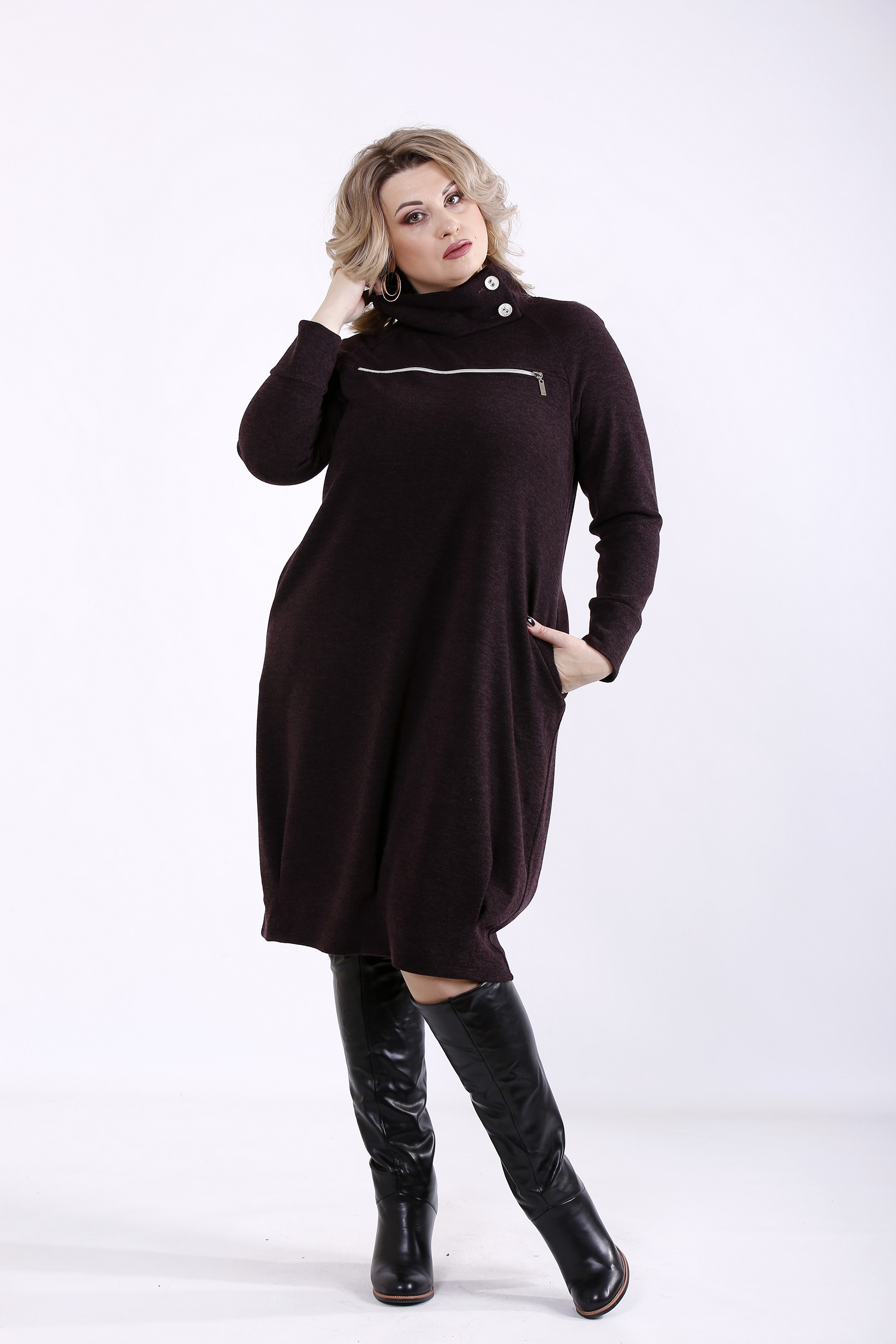 

Платье GARRY-STAR 01353-3  Коричневый, Платье GARRY-STAR 01353-3 60 Коричневый