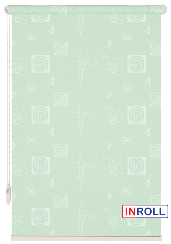 

Ролета тканевая INROLL Есо-Mini 115х165 см Ikea Салатовый 2073