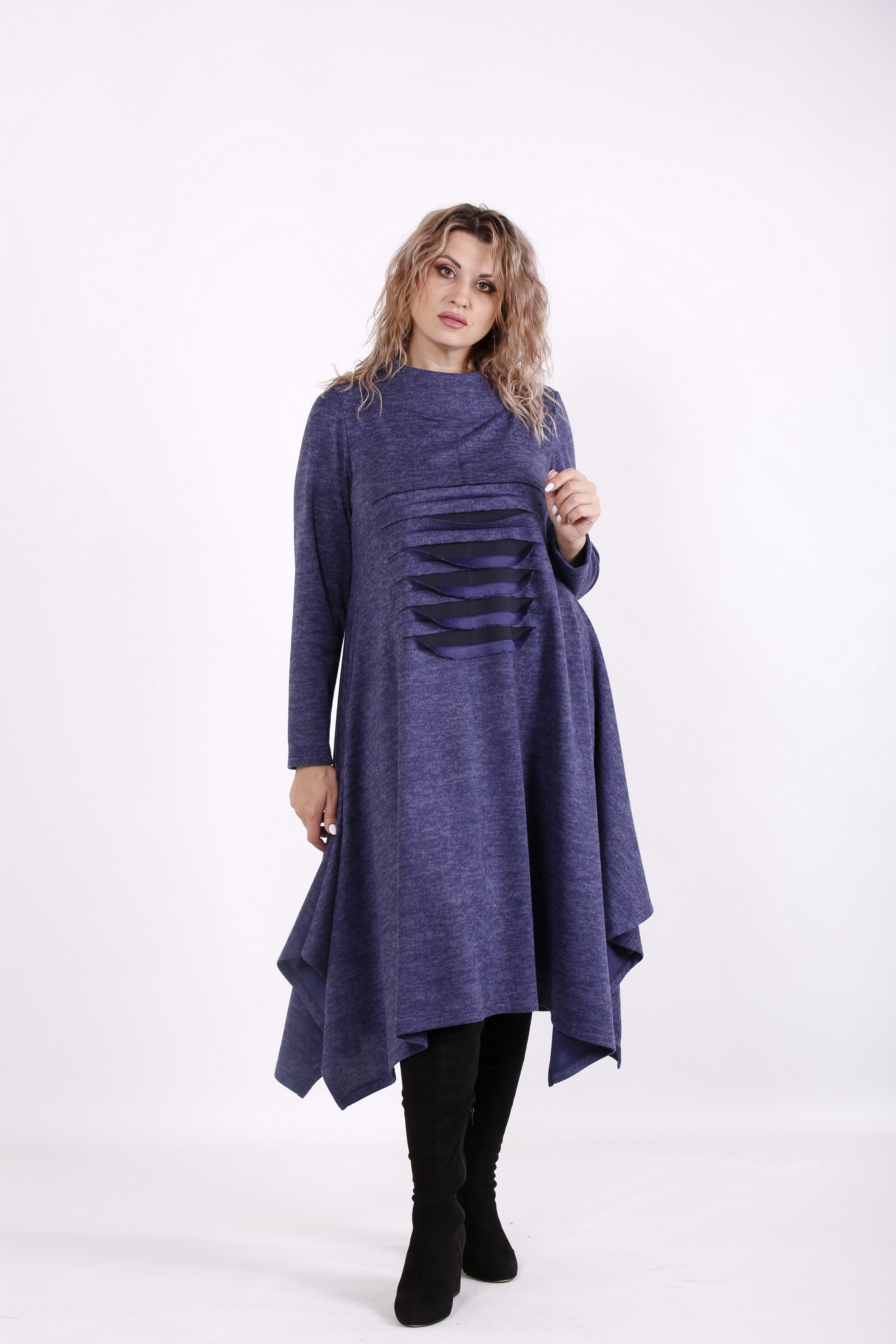

Платье GARRY-STAR 01589-2  Синий, Платье GARRY-STAR 01589-2 60 Синий