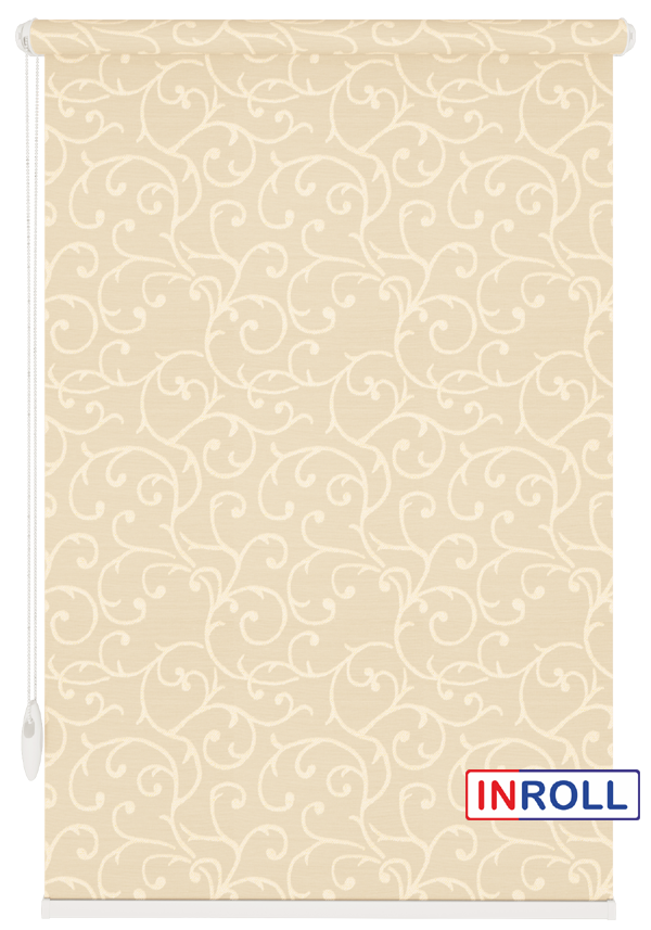 

Ролета тканевая INROLL Есо-Mini 117,5х165 см Akant Светло-бежевый (абрикос) 2170