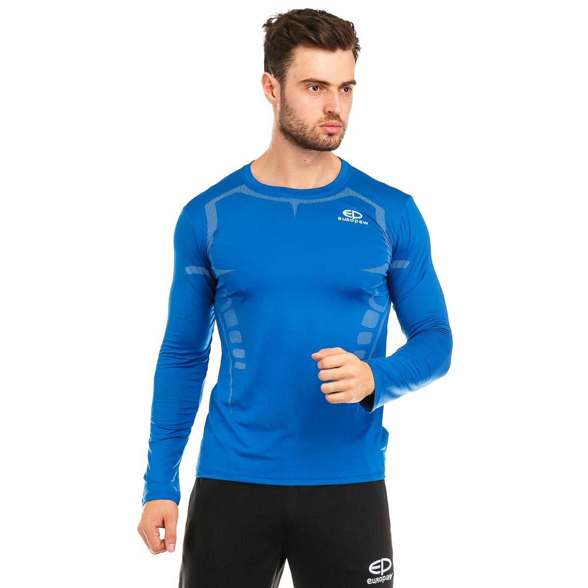 

Футболка компрессионная Europaw ls top синяя [L]