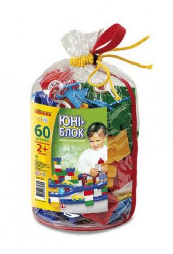 

Конструктор "ЮНИ-блок" (60 деталей)