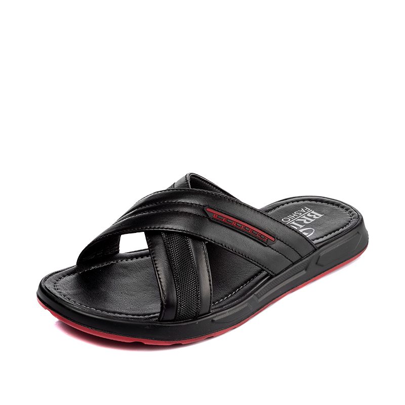 

шлепанцы BRIONIS 44 черный 1381-L-5541(RED)