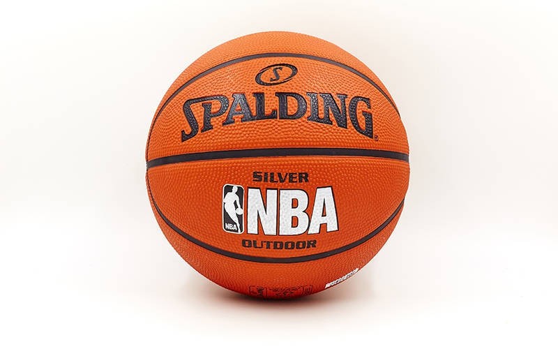 

Мяч баскетбольный резиновый №5 Spalding 83014Z 2014 NBA SILVER Outdoor