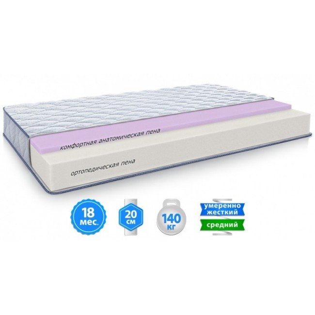 

Матрац Sleep&Fly Silver Edition NEON 80х200 см