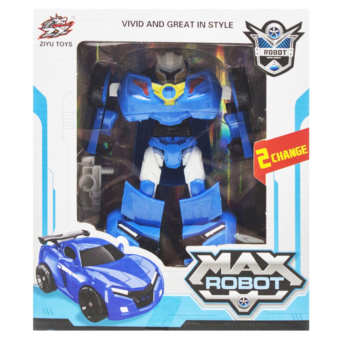 

Трансформер Max Robot синий Ziyu Toys (L015-34) (146412)