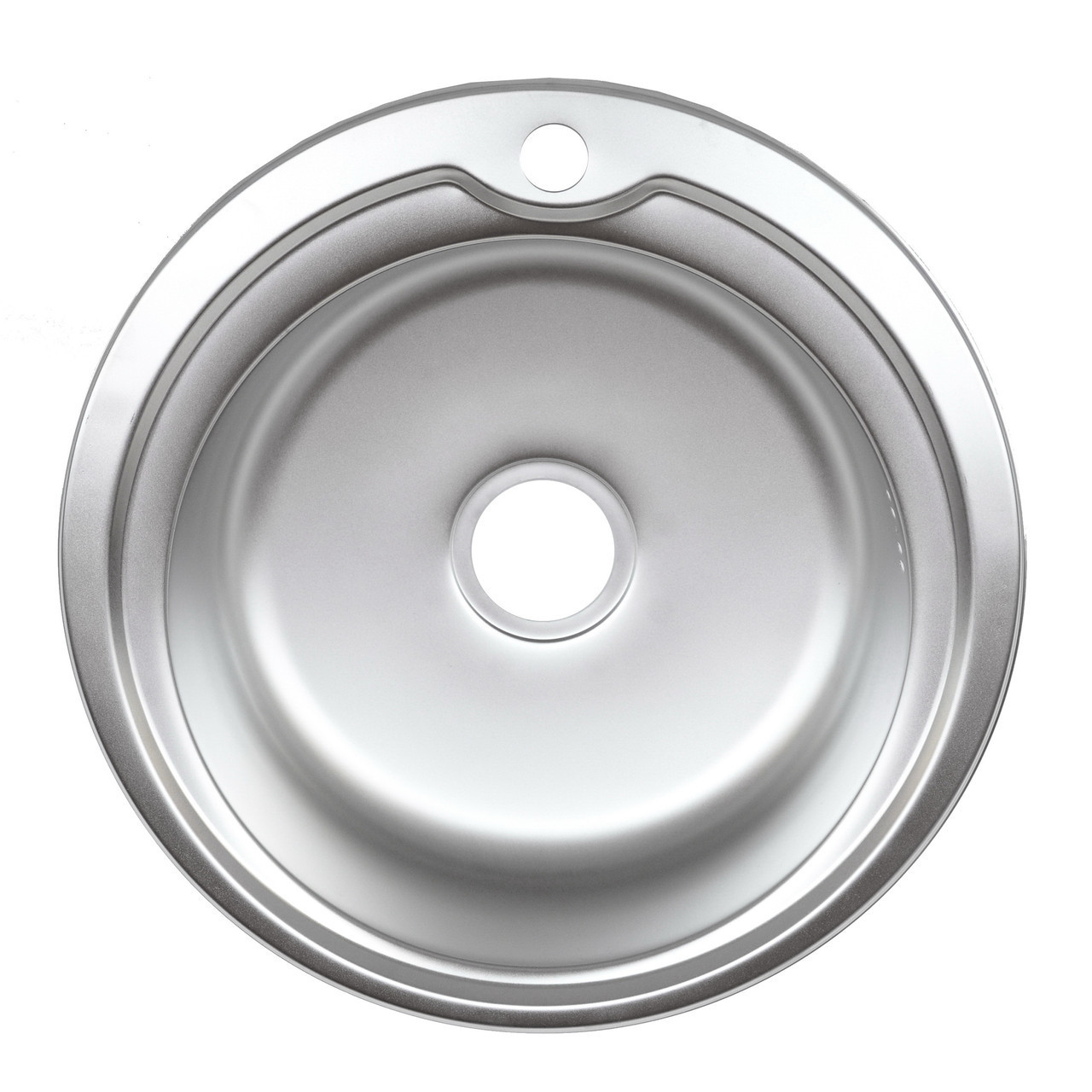 

Врезная кухонная мойка из нержавеющей стали Platinum 510 Декор 0.8