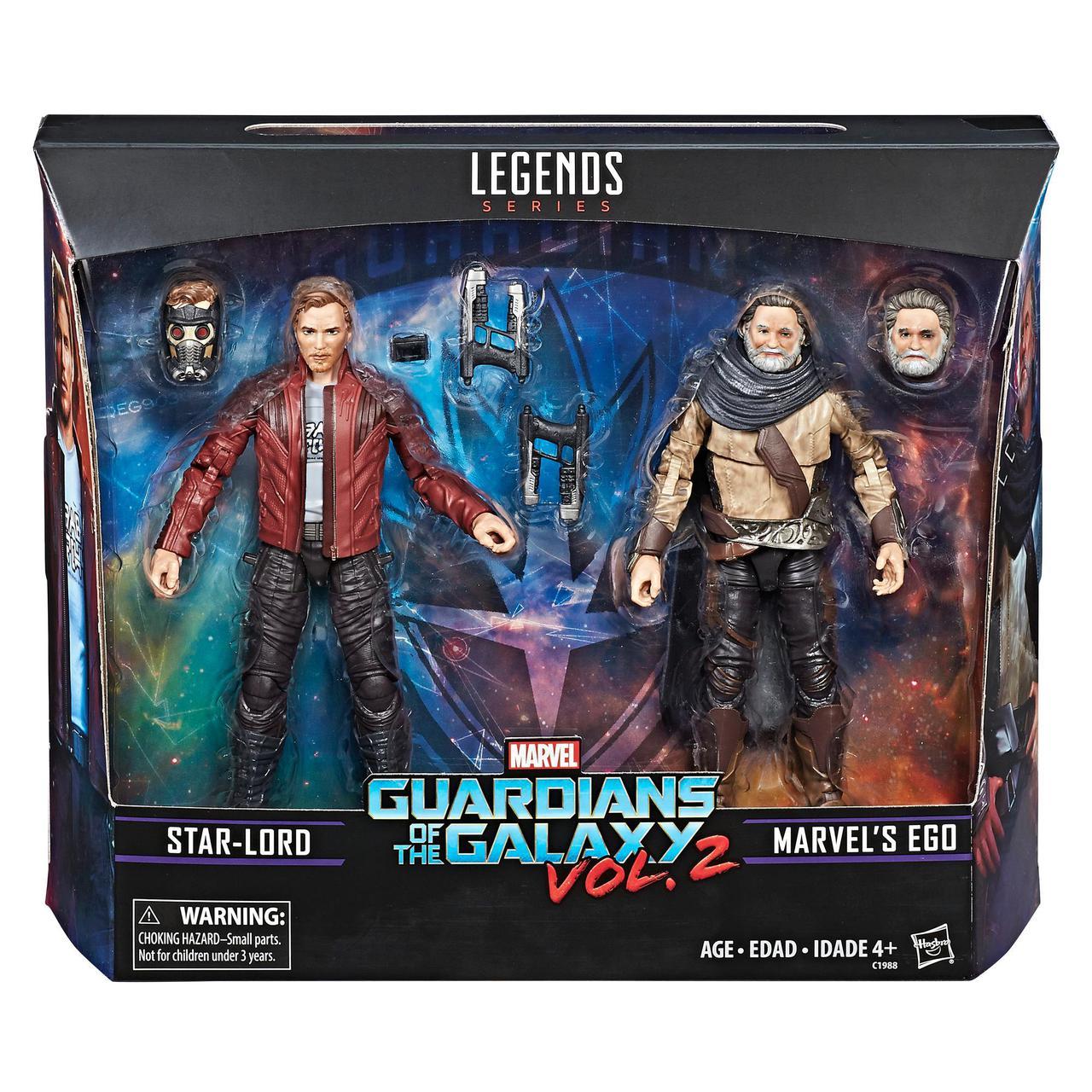 

Набор Игровых Фигурок Hasbro Звездный Лорд и Эго Стражи Галaктики 2 -Star-Lord, Ego, Guardians of the Galaxy2, Legends (143268)